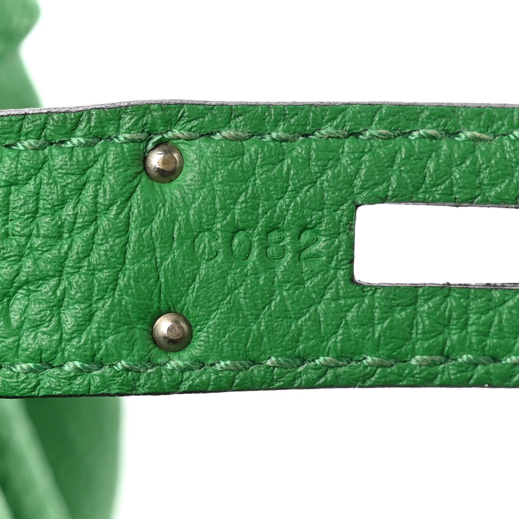 Taurillon Clemence Birkin 30 Menthe product image 7, provided for visual reference and product detail review