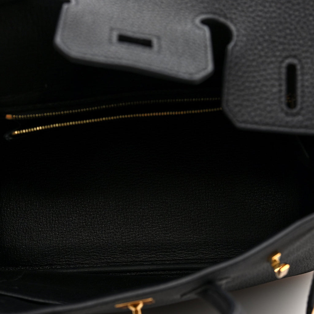 Togo Birkin 25 Black product image 5, provided for visual reference and product detail review