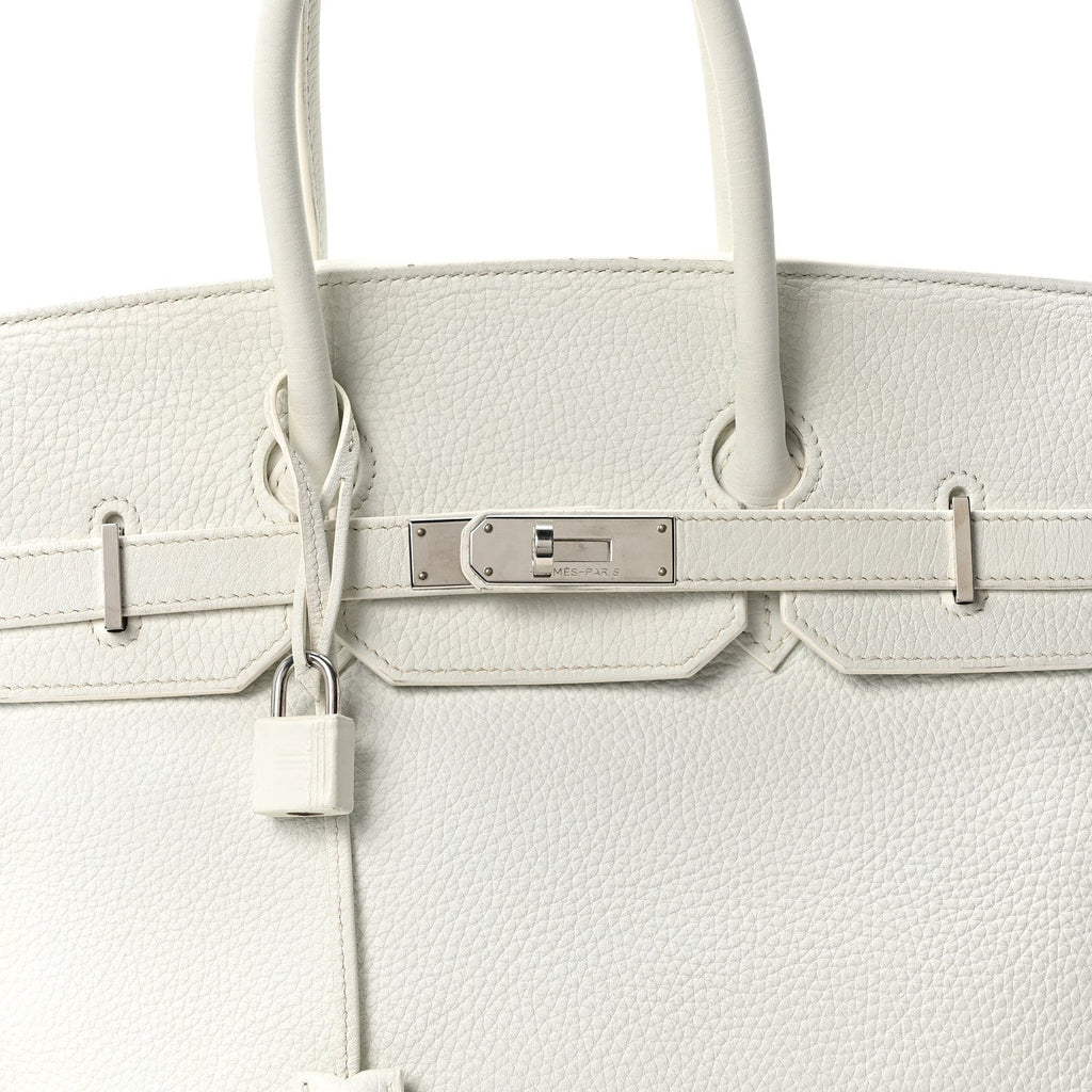 Togo Birkin 35 White product image 7, provided for visual reference and product detail review