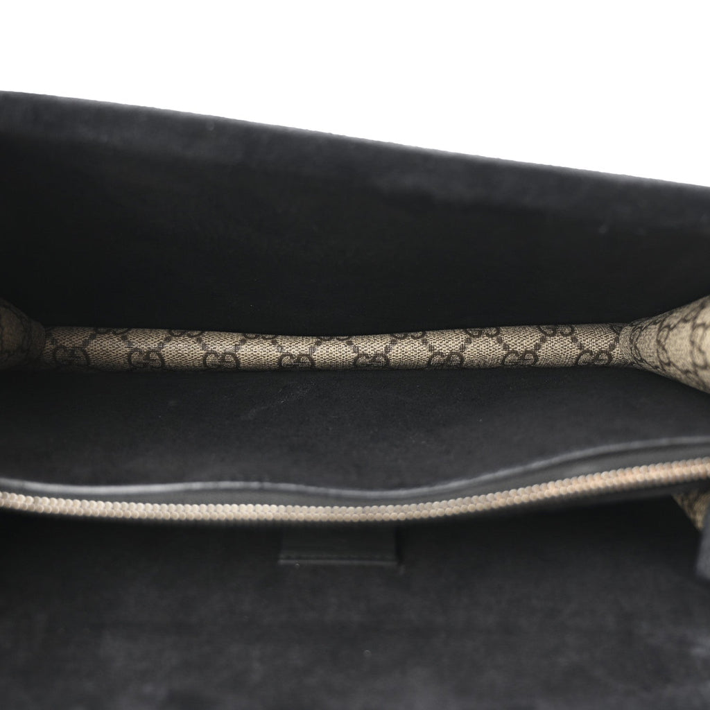GG Supreme Monogram Crystal Small Dionysus Shoulder Bag Black product image 5, provided for visual reference and product