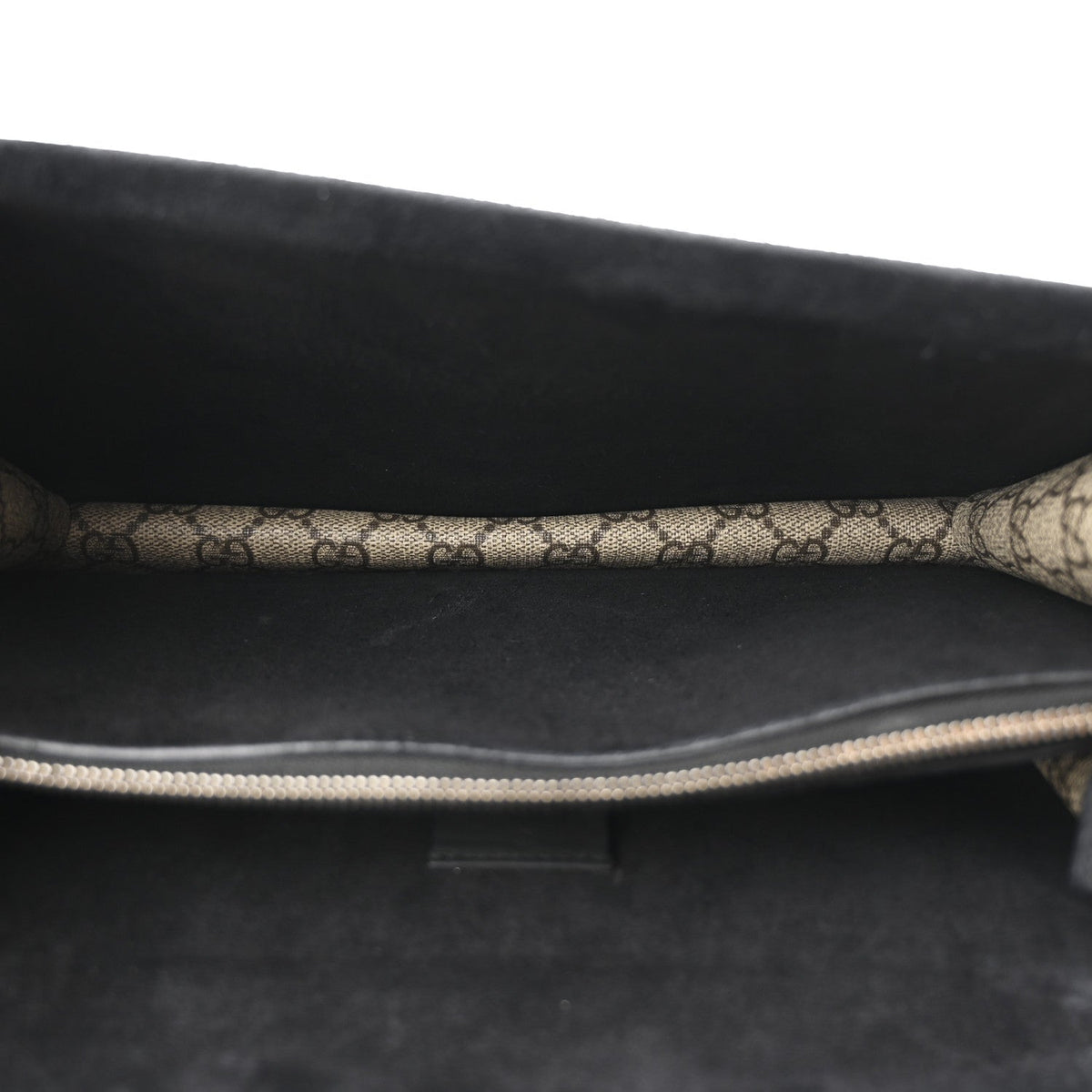 GG Supreme Monogram Crystal Small Dionysus Shoulder Bag Black product image 5, provided for visual reference and product