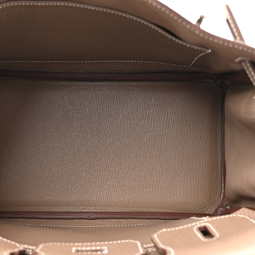 Togo Birkin 25 Etoupe product image 5, provided for visual reference and product detail review