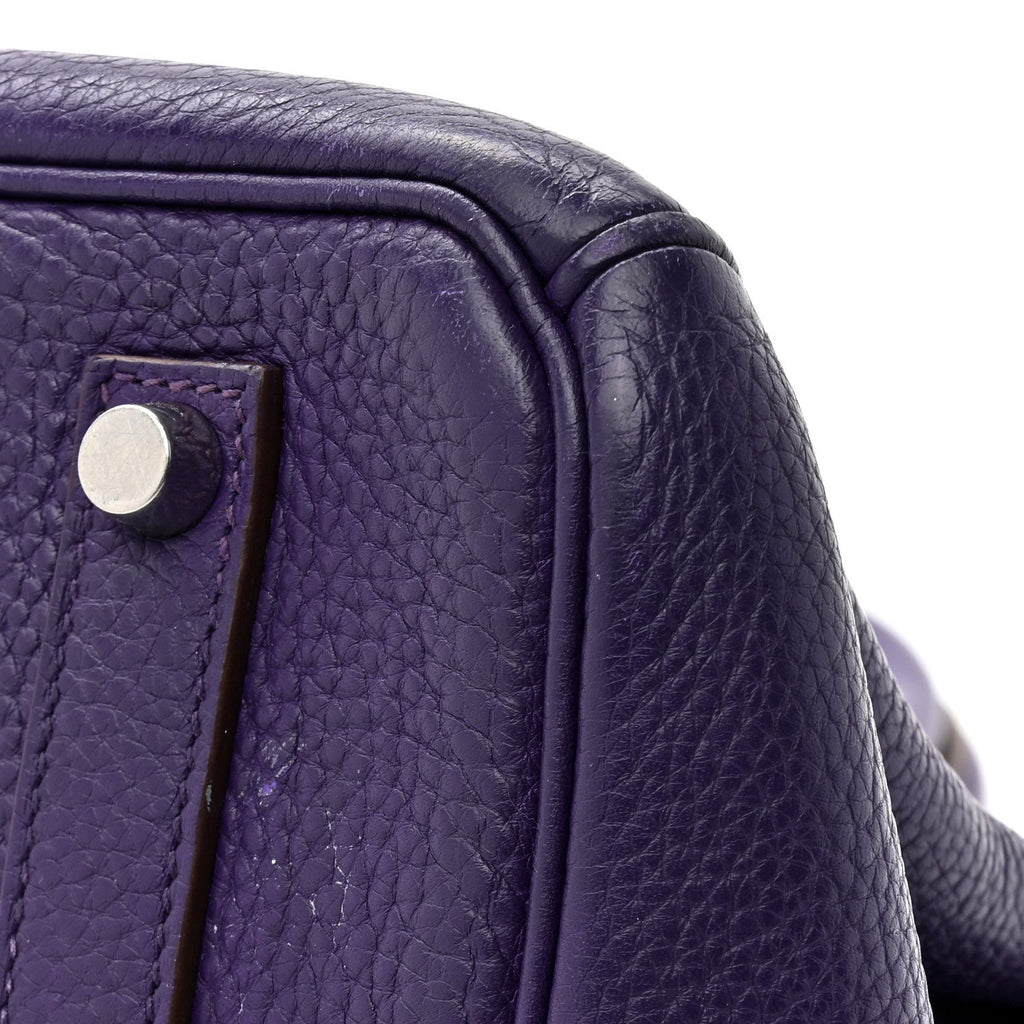 Taurillon Clemence Birkin 35 Iris product image 20, provided for visual reference and product detail review