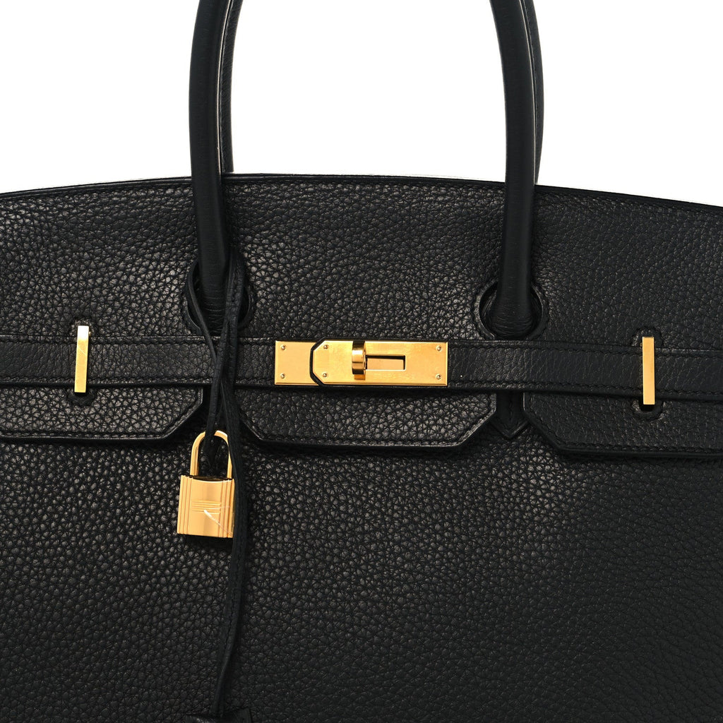 Togo Birkin 35 Black product image 7, provided for visual reference and product detail review