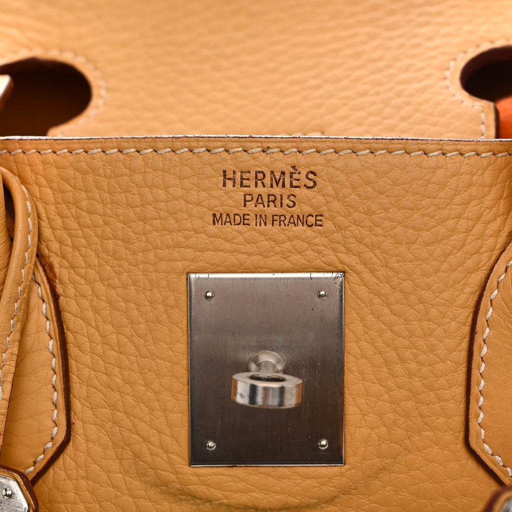 Taurillon Clemence HAC Birkin 32 Natural Sable product image 6, provided for visual reference and product detail review