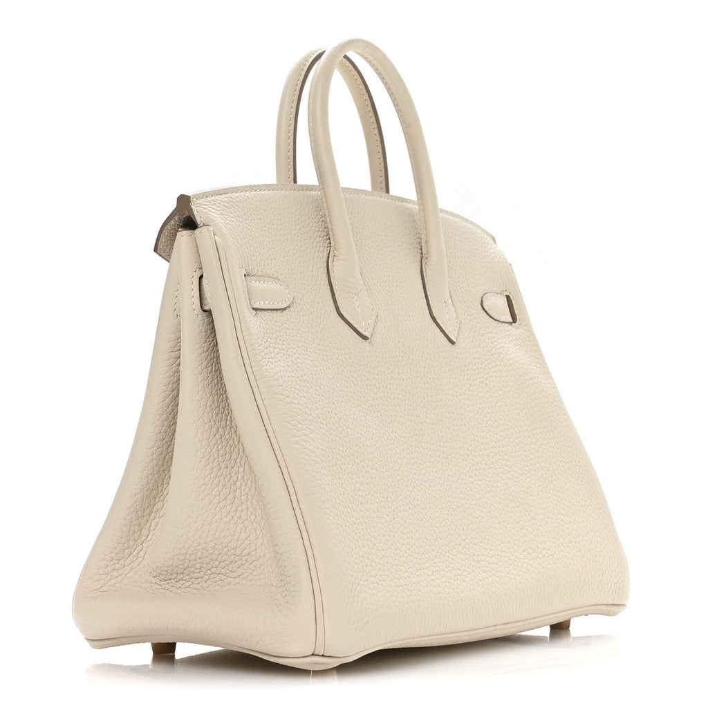 Togo Birkin 25 Craie product image 4, provided for visual reference and product detail review