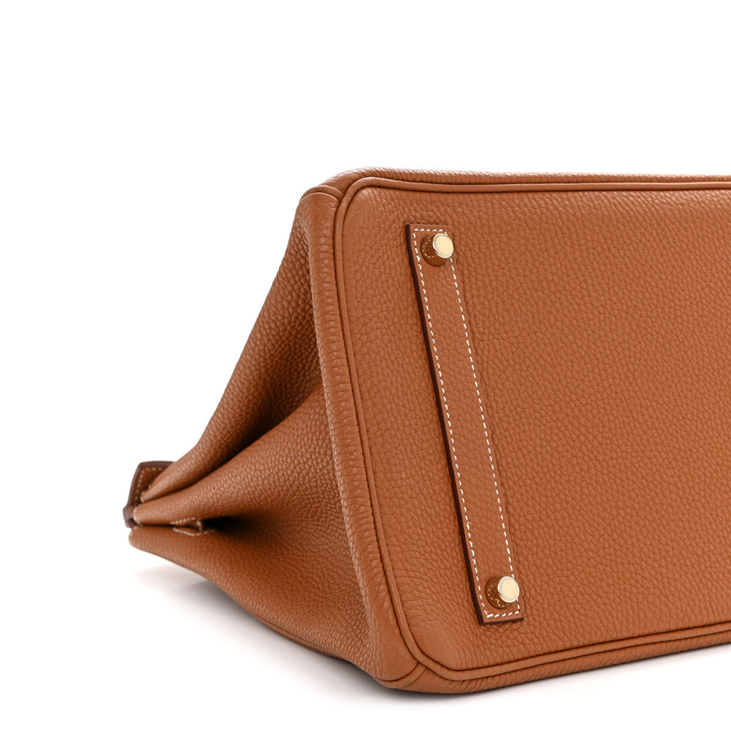 Taurillon Clemence Birkin 35 Gold product image 9, provided for visual reference and product detail review