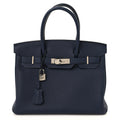 Togo Birkin 30 Bleu Nuit product image 1, provided for visual reference and product detail review