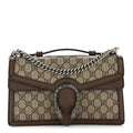 GG Supreme Monogram Textured Dollar Calfskin Top Handle Dionysus Shoulder Bag Beige Ebony New Acero product image 1,