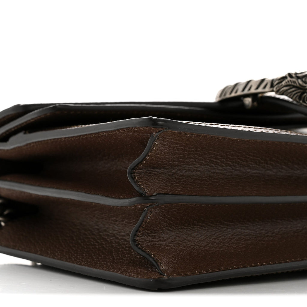 GG Supreme Monogram Textured Dollar Calfskin Top Handle Dionysus Shoulder Bag Beige Ebony New Acero product image 9,