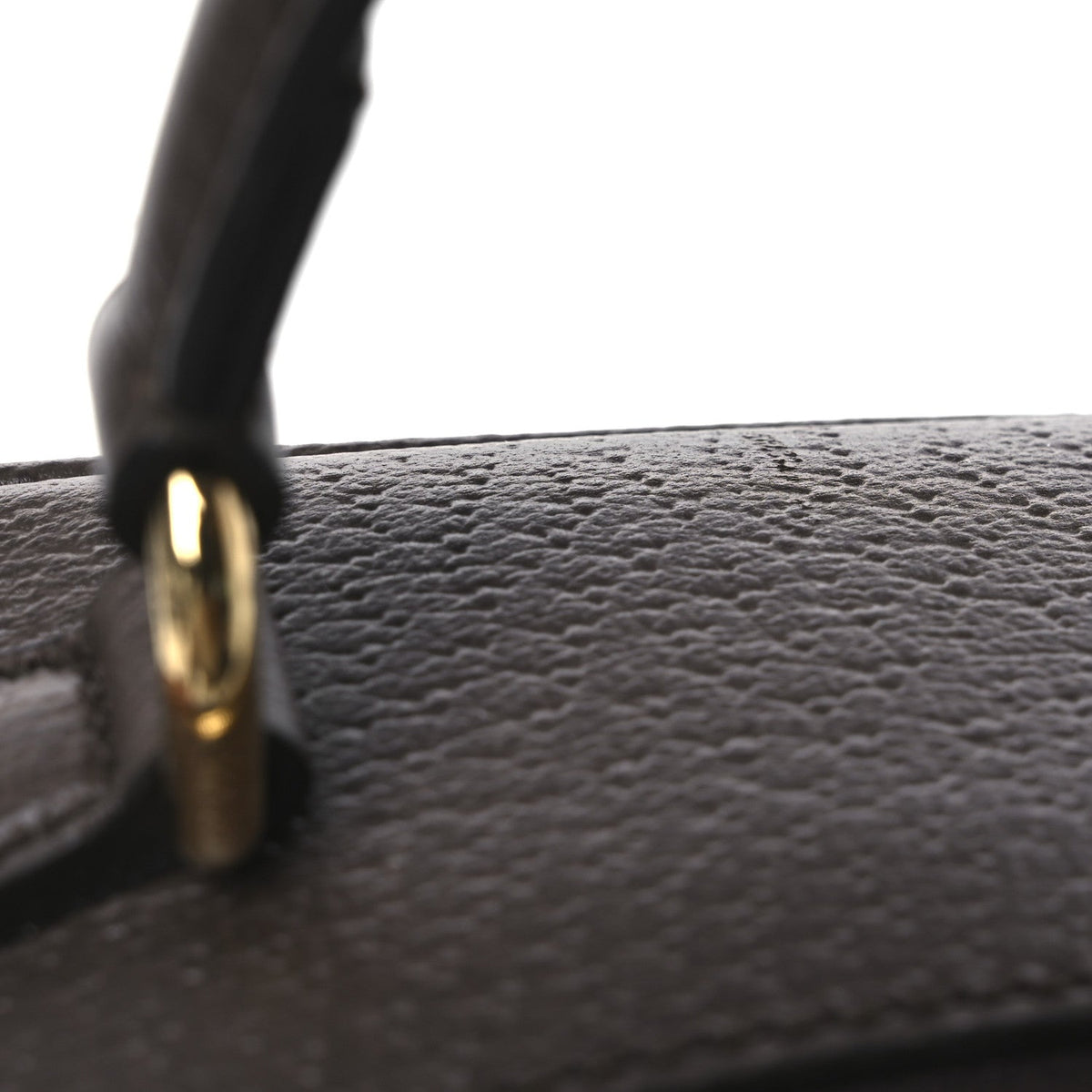 GG Supreme Monogram Textured Dollar Calfskin Mini Ophidia Top Handle Square Shoulder Bag Beige Ebony New Acero product image