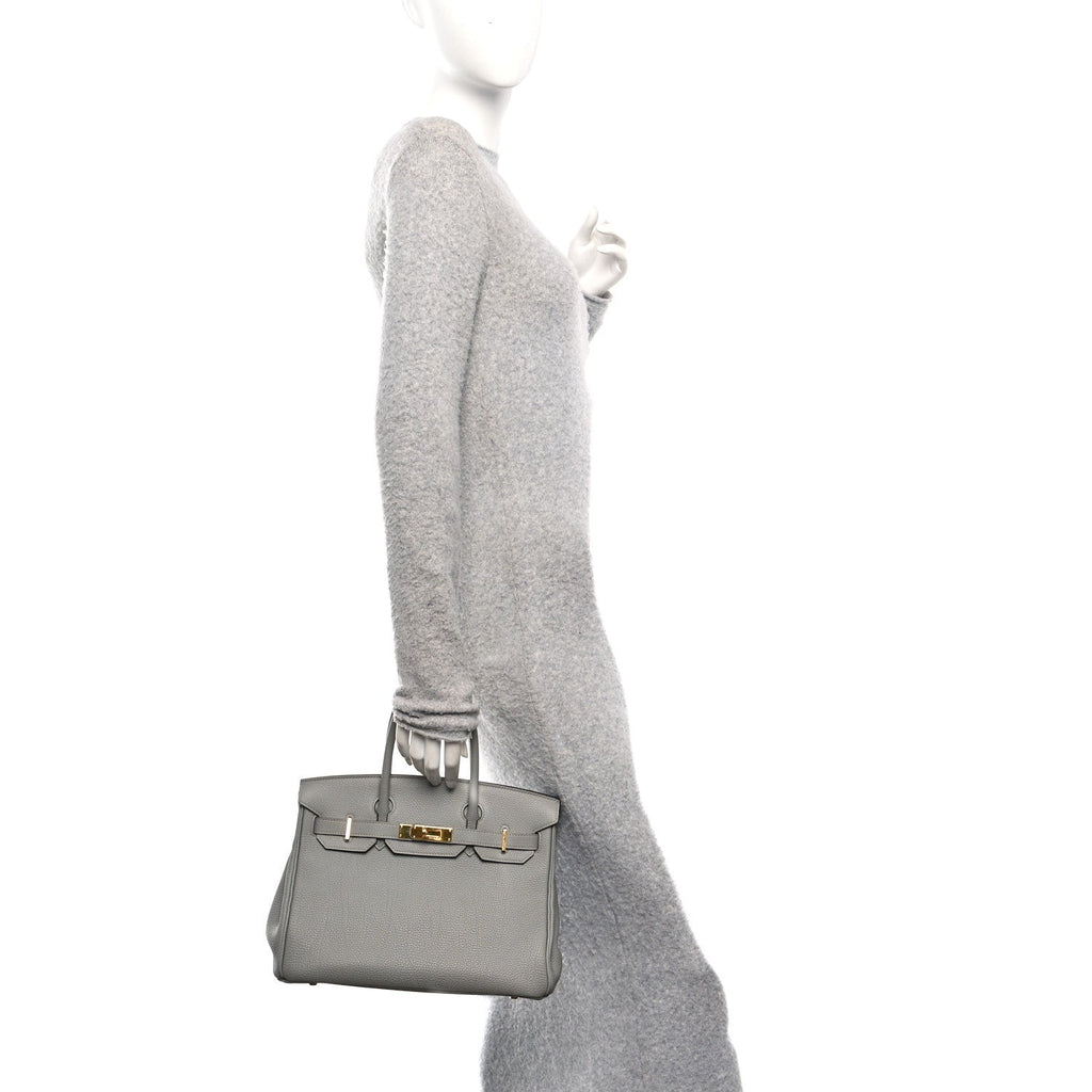 Togo BIRKIN 30 Gris Mouette product image 2, provided for visual reference and product detail review
