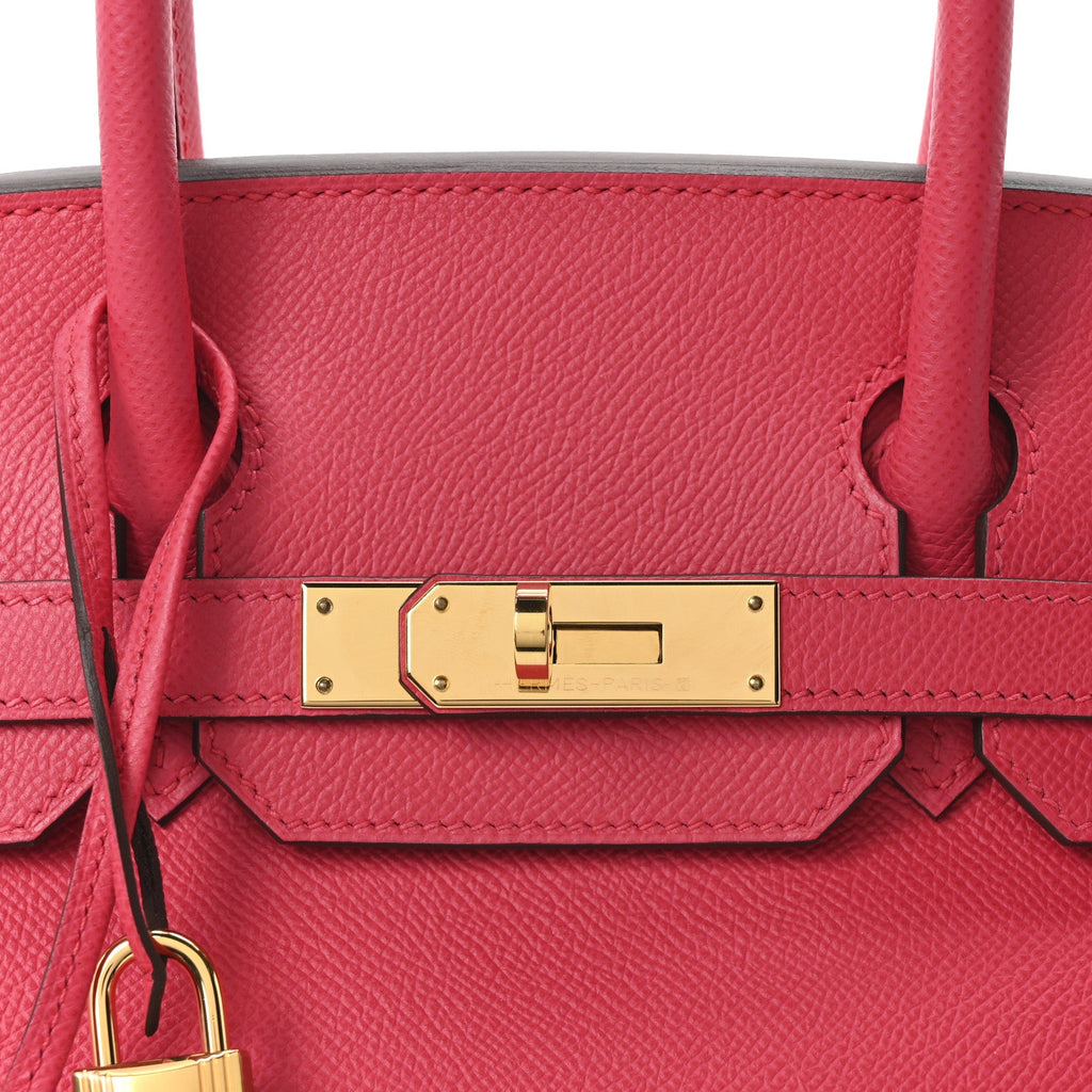 Epsom Birkin 30 Rose Extreme product image 8, provided for visual reference and product detail review