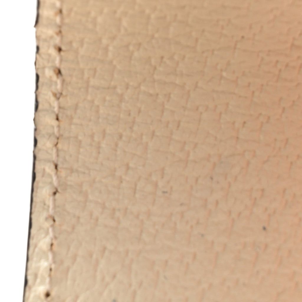 GG Supreme Monogram Berry Textured Dollar Calfskin Small Padlock Tote Beige Ebony Light Copper Mystic White product image