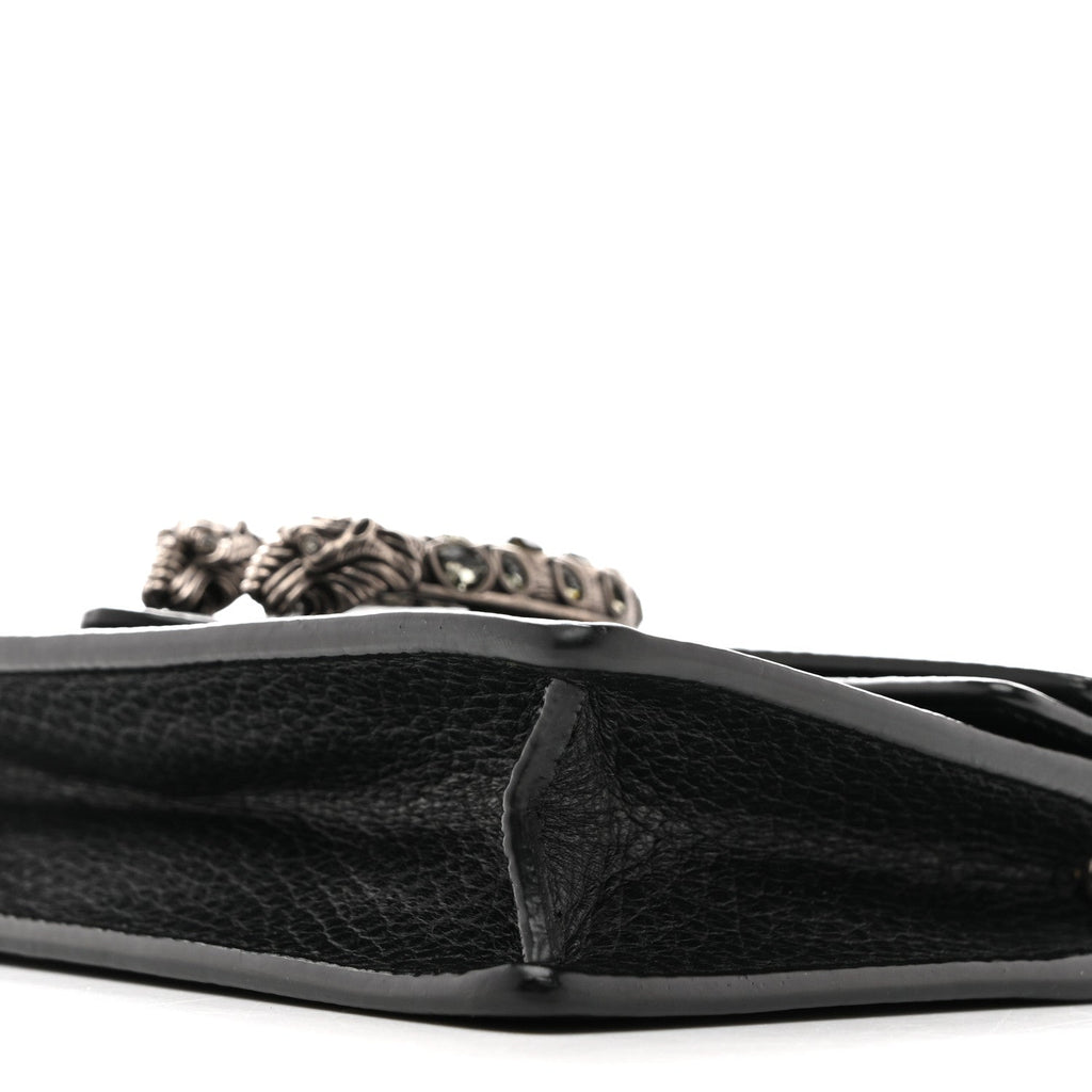 Dollar Calfskin Crystal Super Mini Dionysus Shoulder Bag Black product image 9, provided for visual reference and product