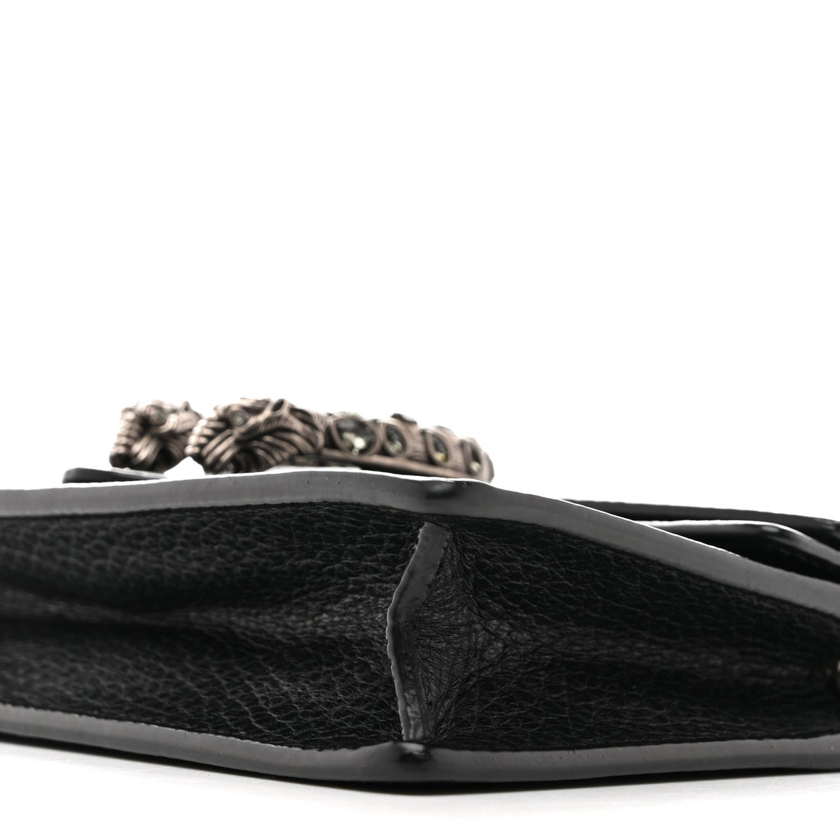 Dollar Calfskin Crystal Super Mini Dionysus Shoulder Bag Black product image 9, provided for visual reference and product