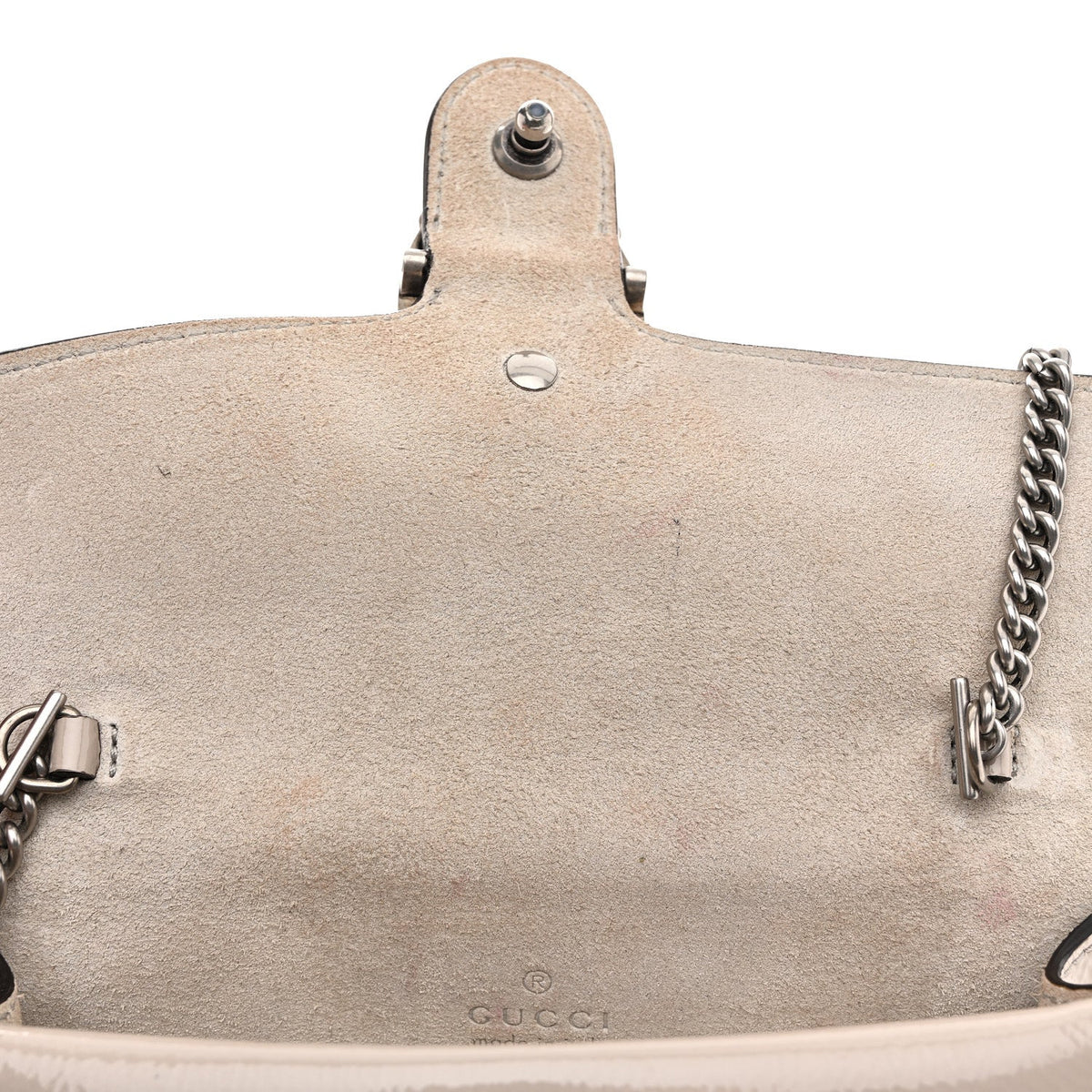 Crinkled Patent Mini Dionysus Shoulder Bag Sphinx product image 11, provided for visual reference and product detail review