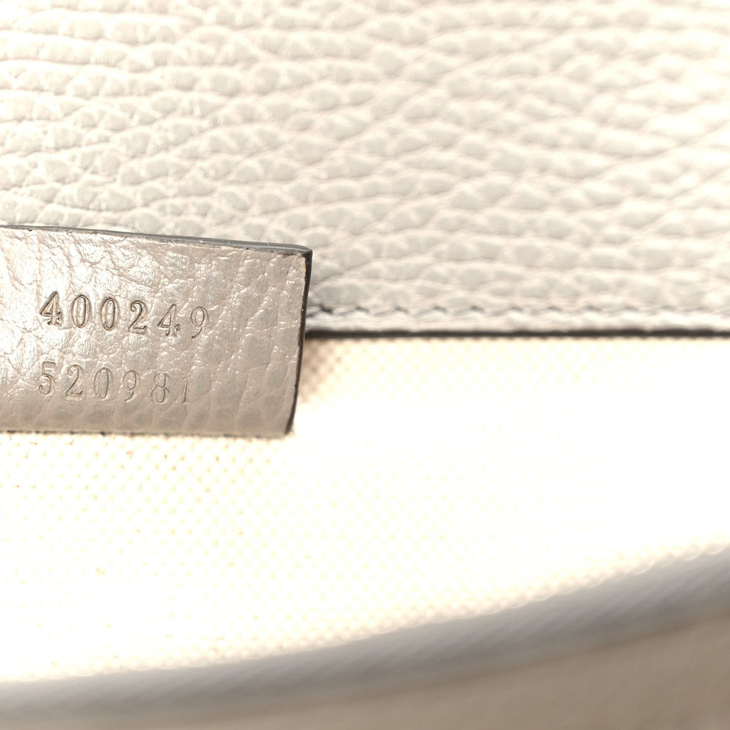 Pebbled Calfskin Small Dionysus Shoulder Bag Dusty Grey product image 9, provided for visual reference and product detail