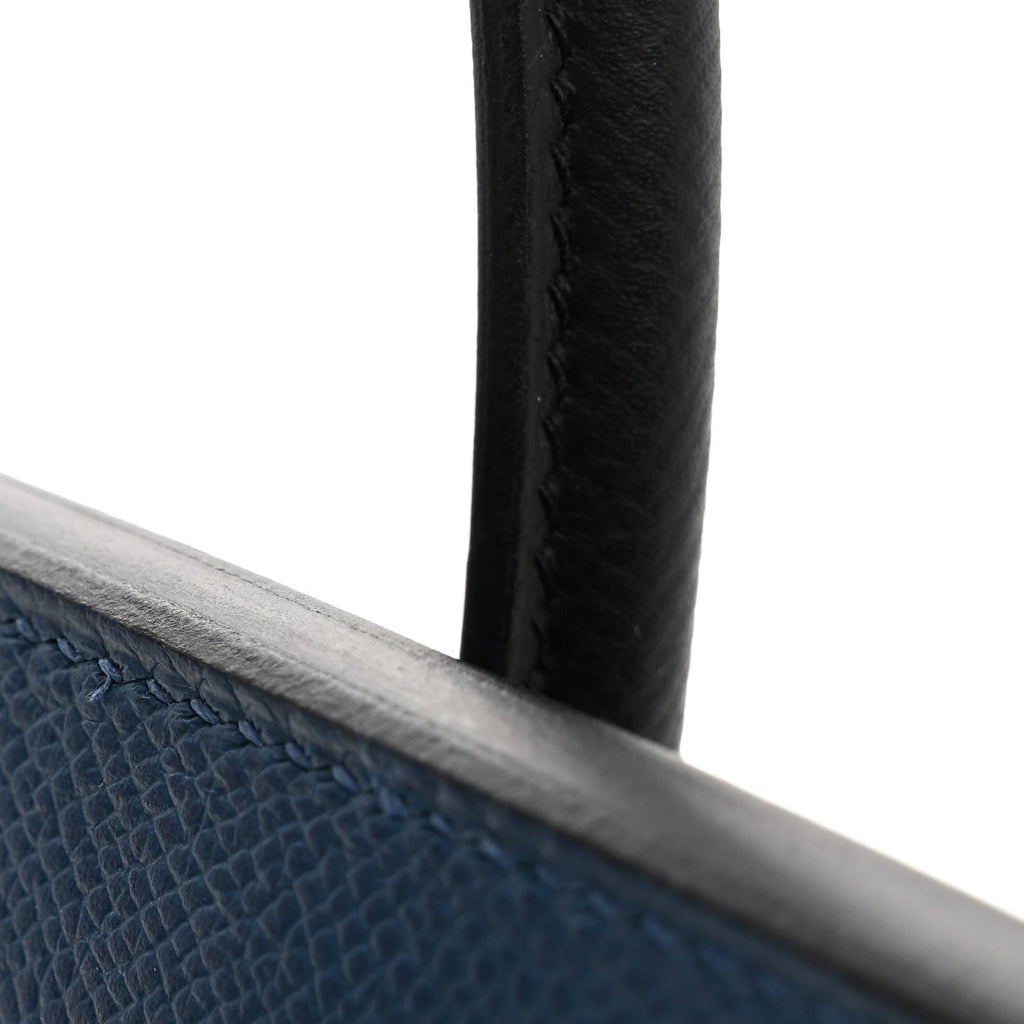 Epsom Tri-Color Birkin 25 Deep Bleu Bleu Hydra Black product image 12, provided for visual reference and product detail