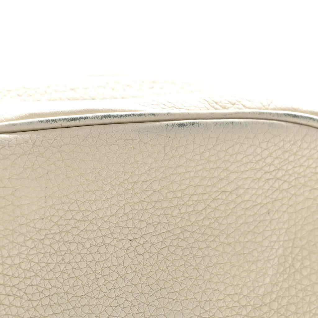 Pebbled Calfskin Small Soho Disco Bag Off White product image 37, provided for visual reference and product detail review