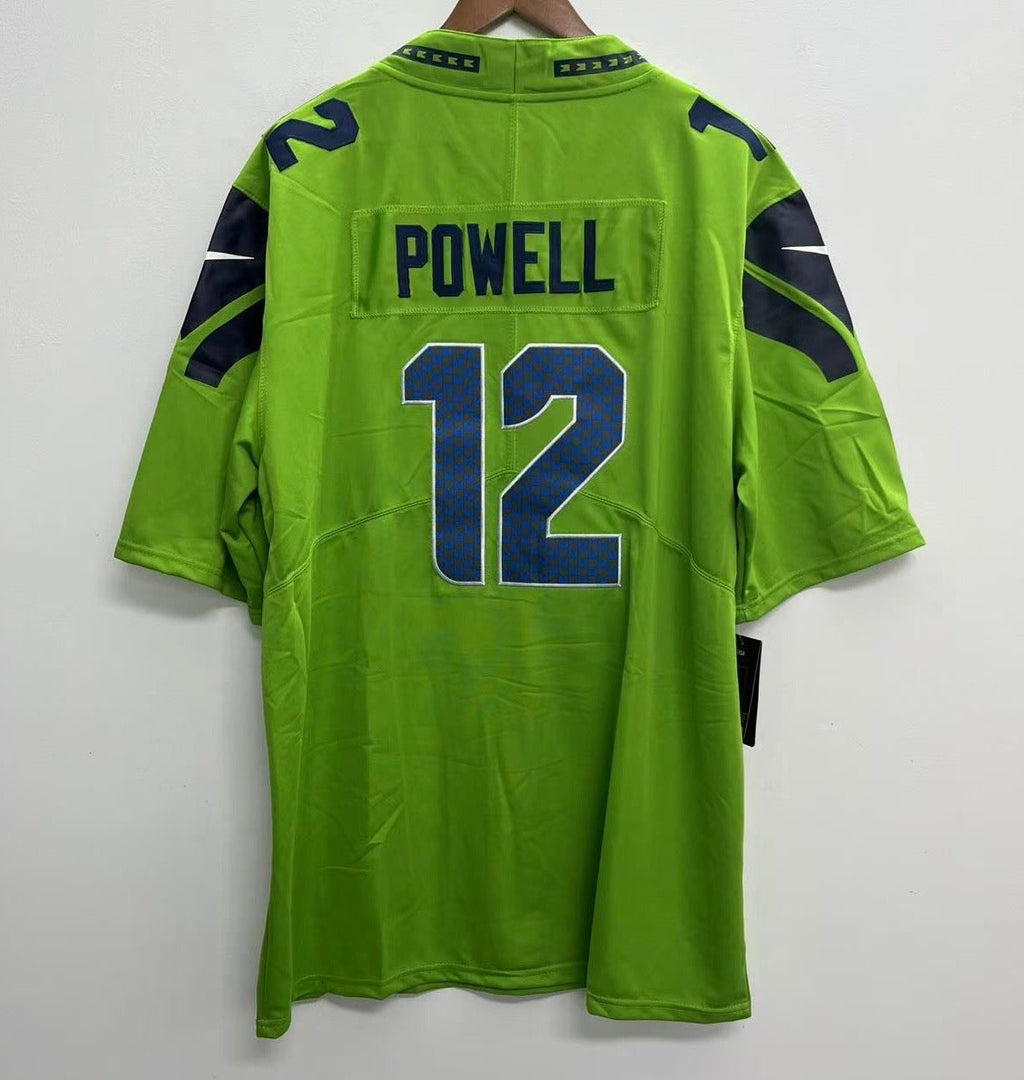 Any name & Number Seattle Seahawks Neon Green NFL Nike product image 3