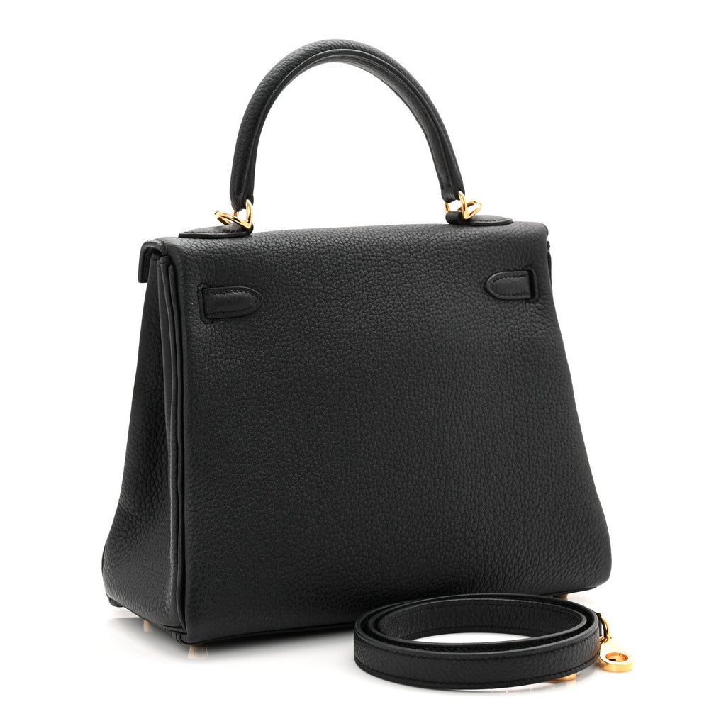 Togo Kelly Retourne 25 Black product image 3, provided for visual reference and product detail review
