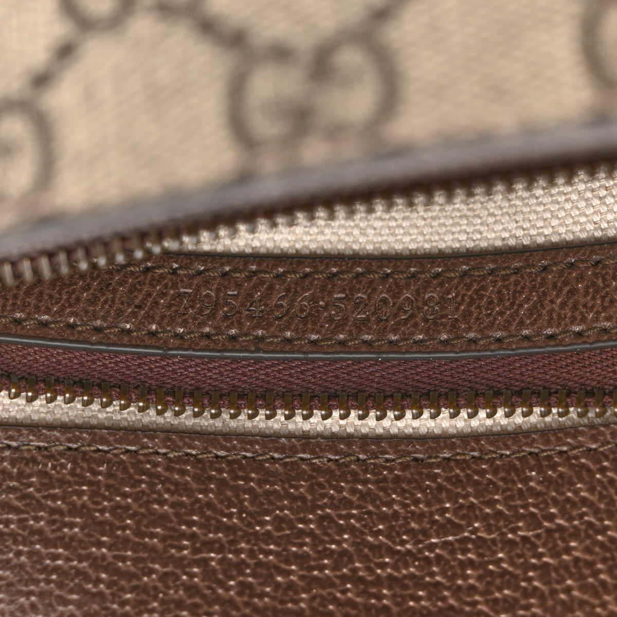 GG Supreme Monogram Web Mini Ophidia Flap Shoulder Bag Brown product image 7, provided for visual reference and product