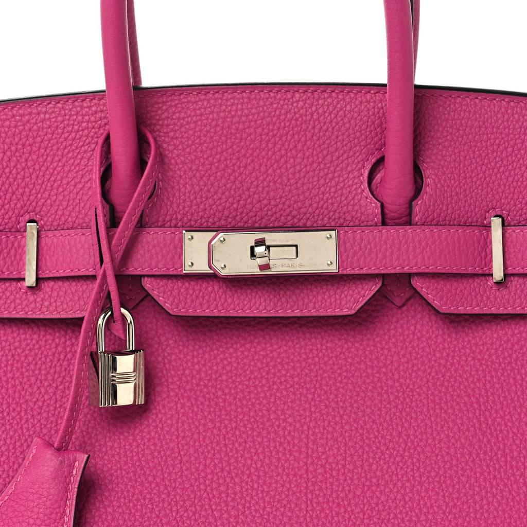 Togo Birkin 30 Rose Pourpre product image 8, provided for visual reference and product detail review