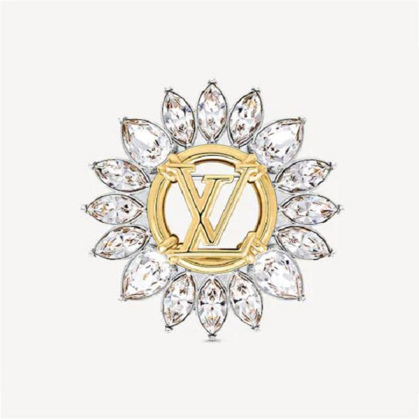 Louis Vuitton Sunflower 18K Gold Brooch product image 1, provided for visual reference and product detail review