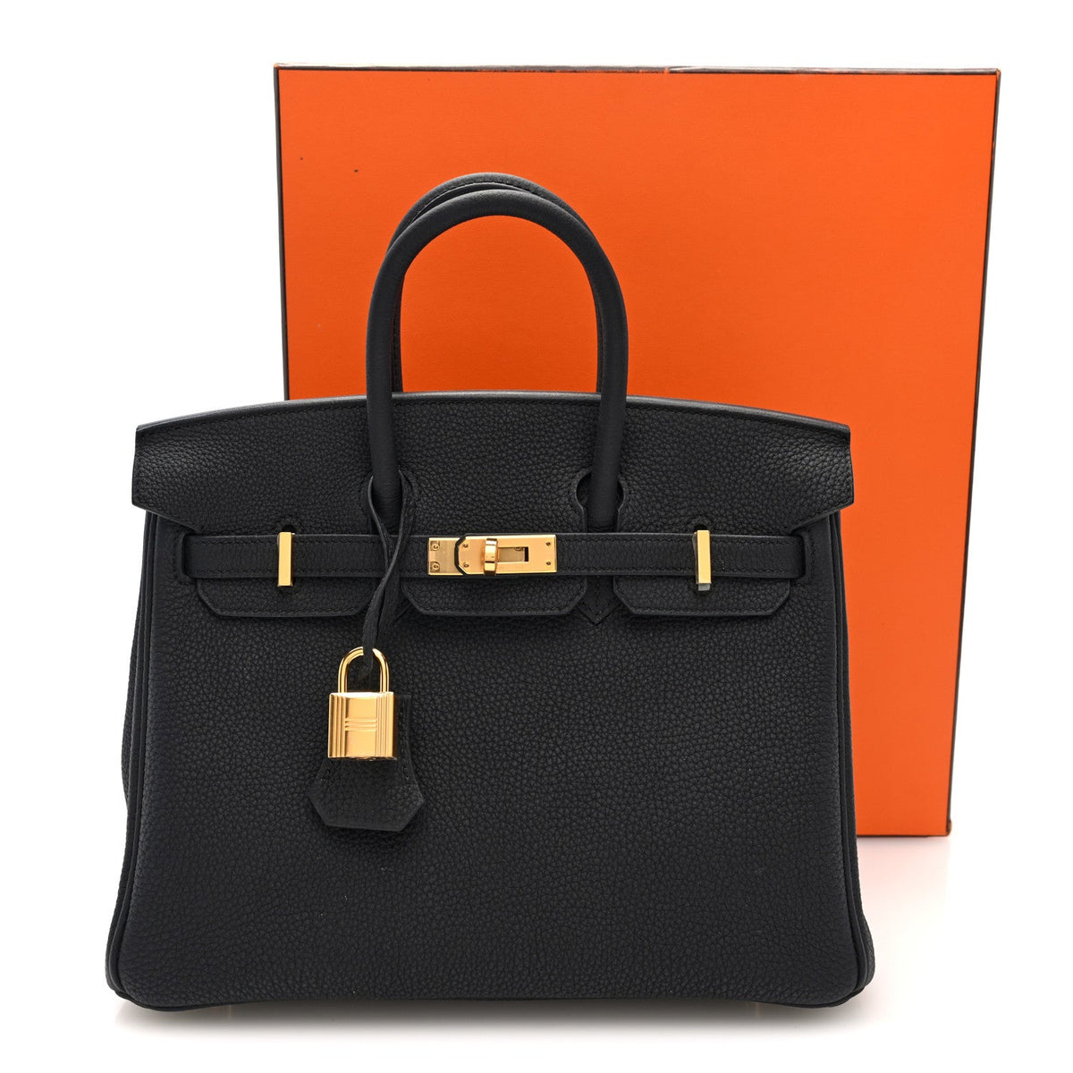 Togo Birkin 25 Black product image 11, provided for visual reference and product detail review