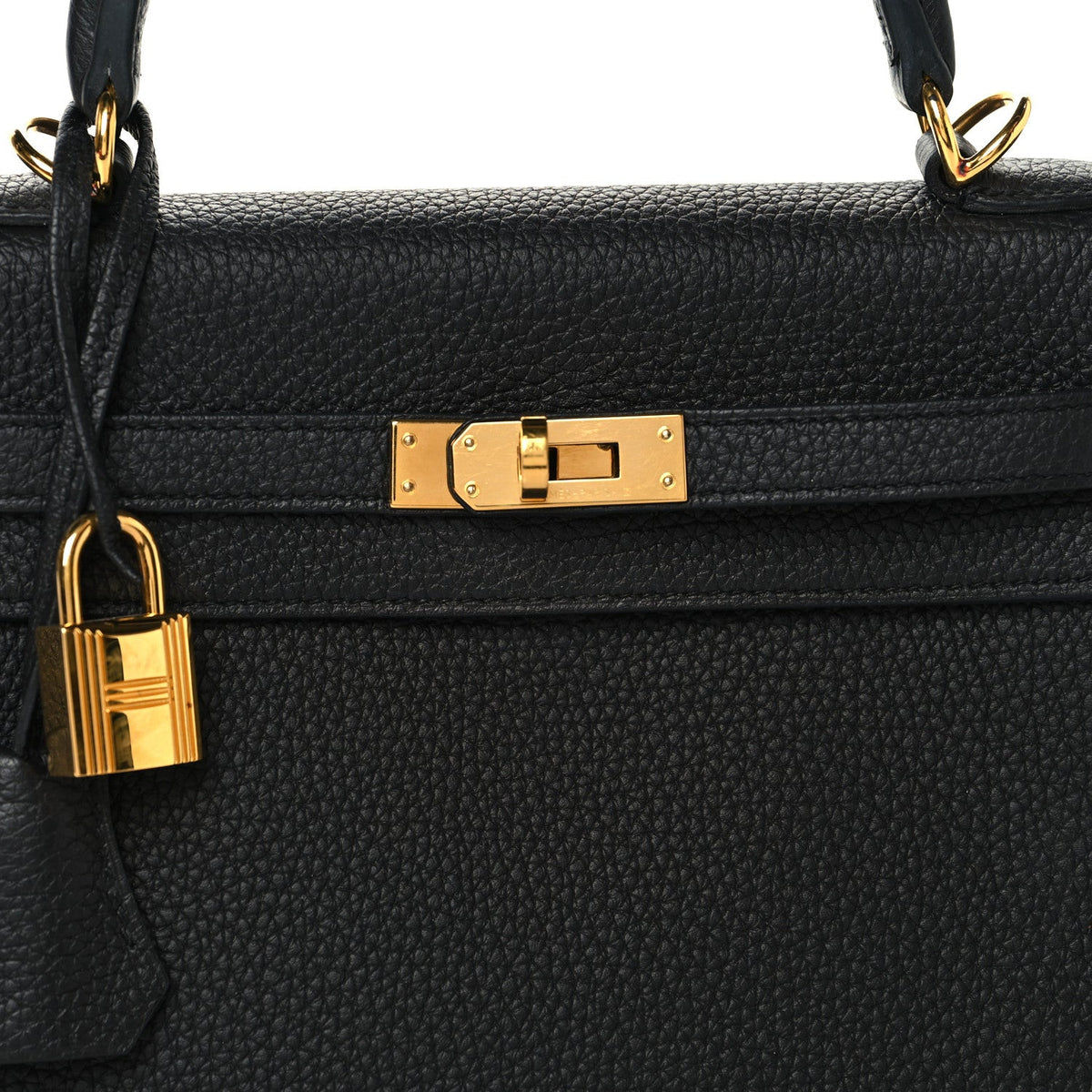 Togo Kelly Retourne 25 Black product image 8, provided for visual reference and product detail review