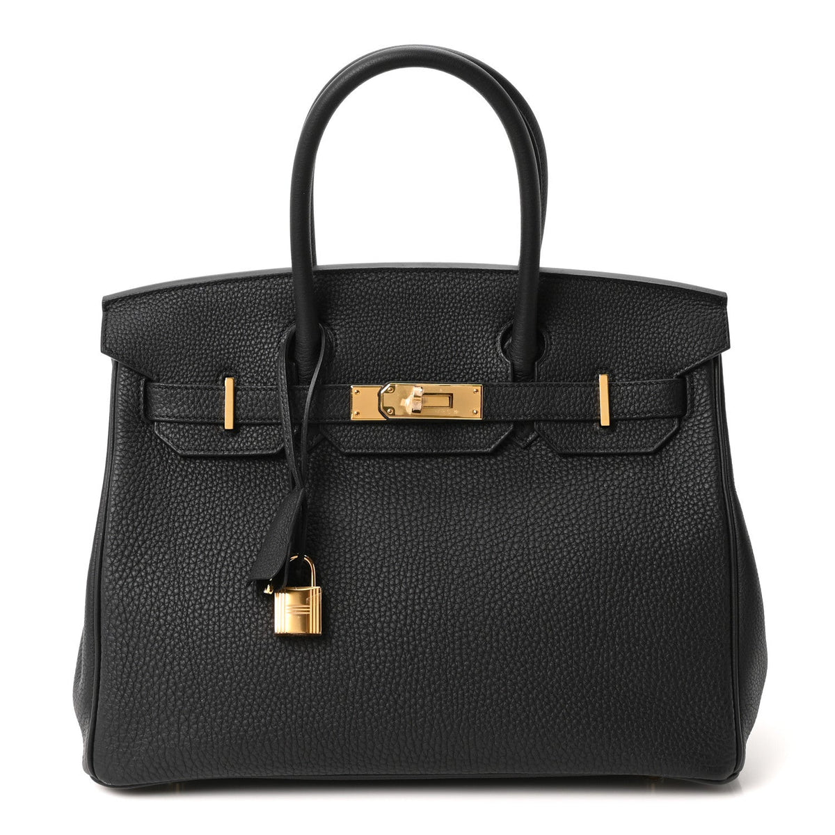 Togo Birkin 30 Black product image 1, provided for visual reference and product detail review