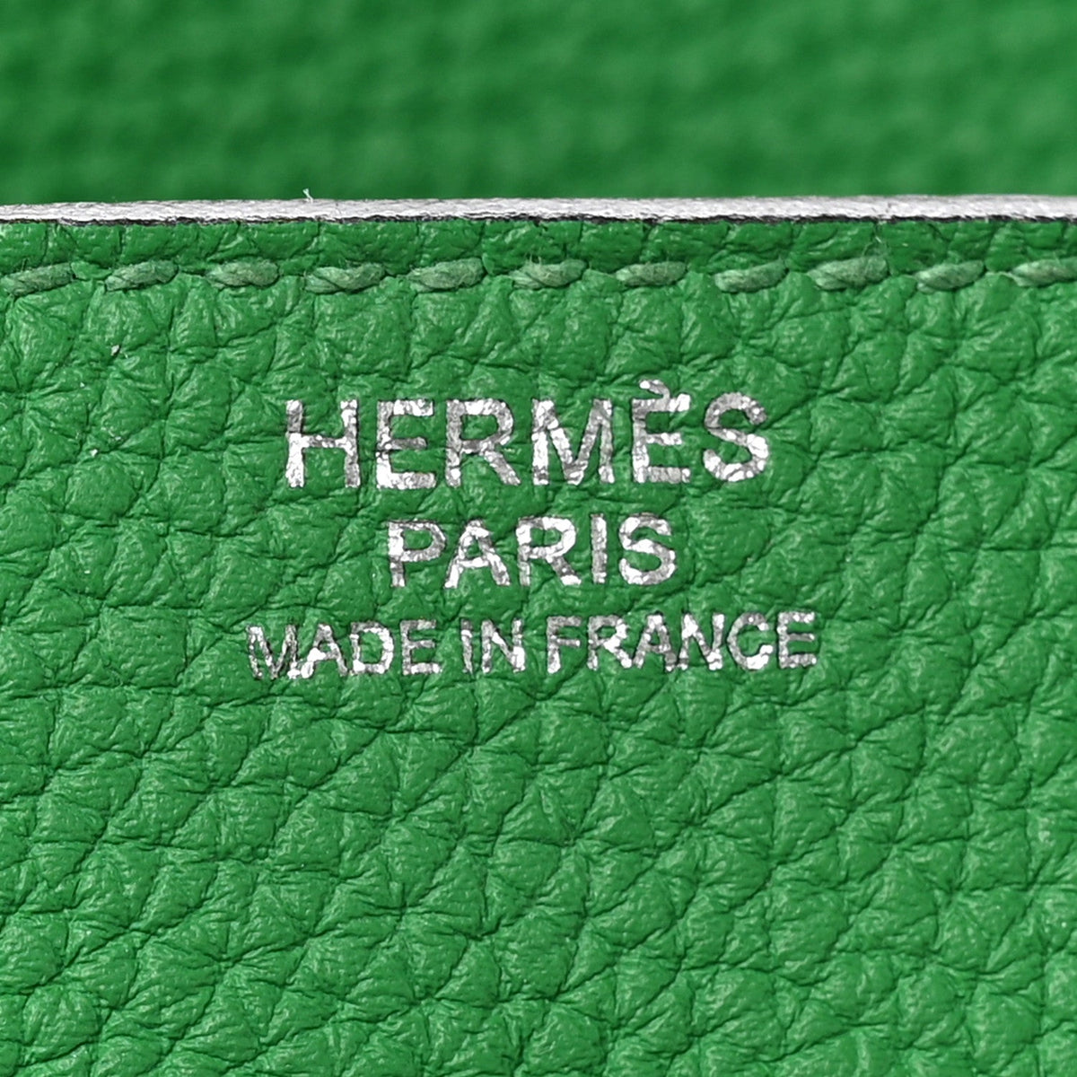 Taurillon Clemence Birkin 30 Menthe product image 6, provided for visual reference and product detail review