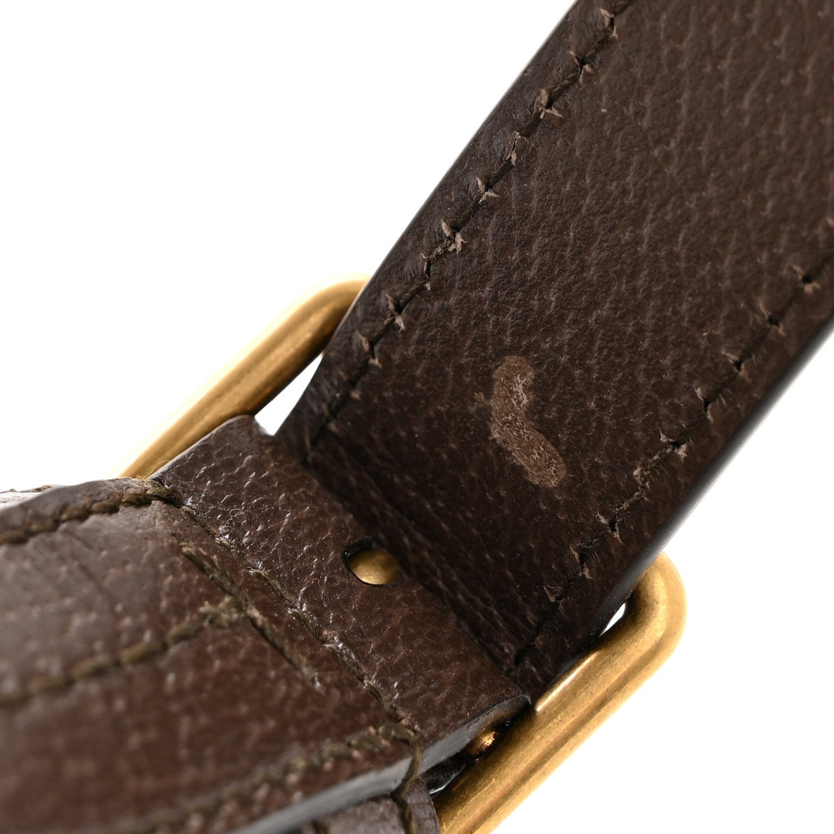 GG Supreme Monogram Web Small Ophidia Half Moon Hobo Brown product image 11, provided for visual reference and product