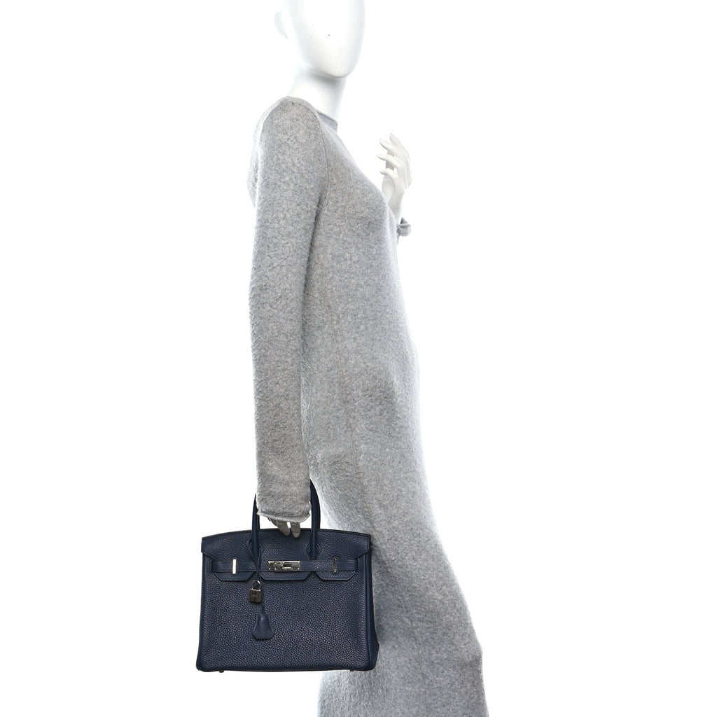 Togo Birkin 30 Bleu Nuit product image 2, provided for visual reference and product detail review