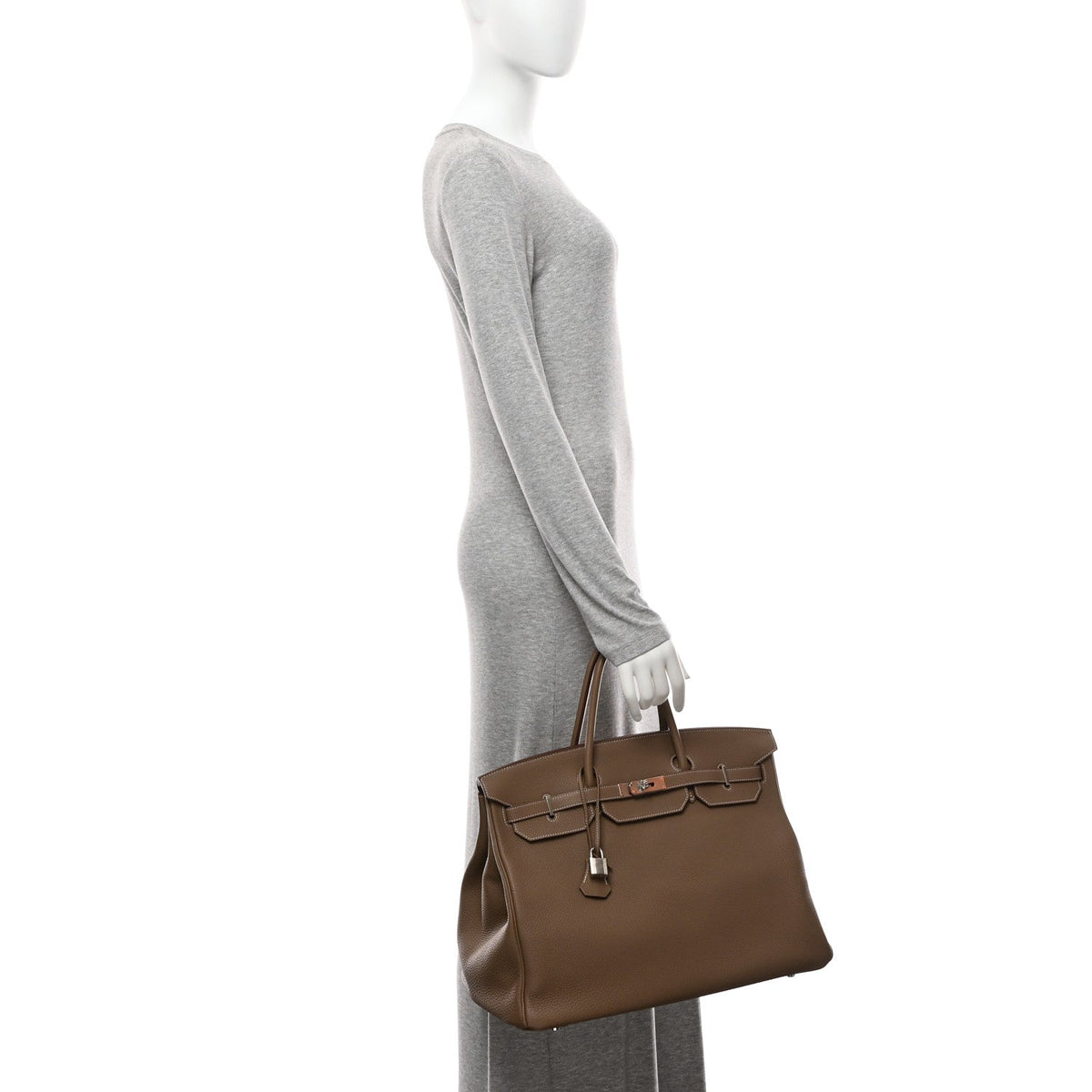 Togo Birkin 40 Etoupe product image 2, provided for visual reference and product detail review