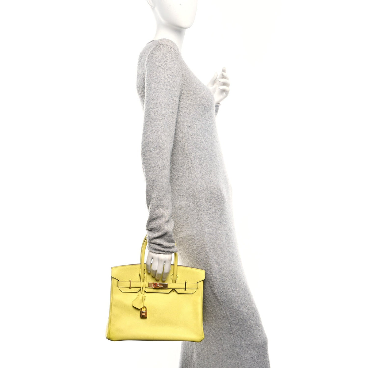 Epsom BIRKIN 30 Lime product image 2, provided for visual reference and product detail review