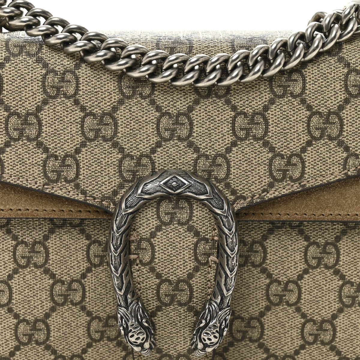 GG Supreme Monogram Mini Dionysus Shoulder Bag Taupe product image 8, provided for visual reference and product detail review
