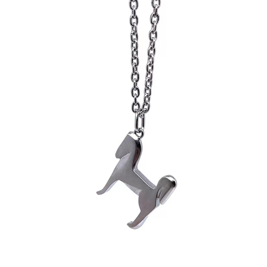 Hermes Panache Pendant 18K Gold Necklace product image 1, provided for visual reference and product detail review