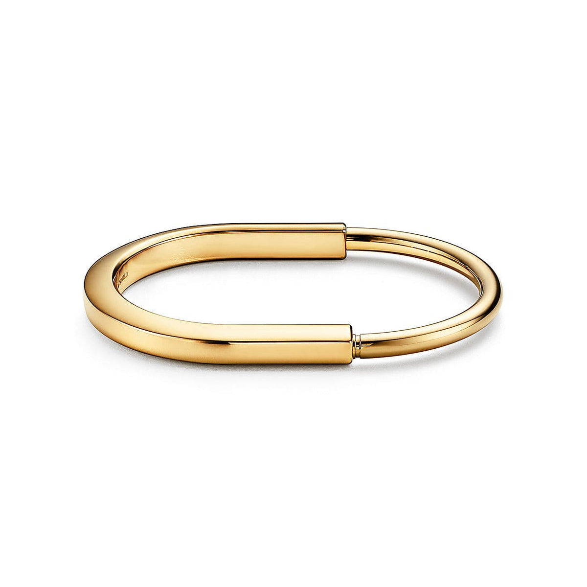 Tiffany Lock Bangle 18K Gold Bracelet product image 1, provided for visual reference and product detail review