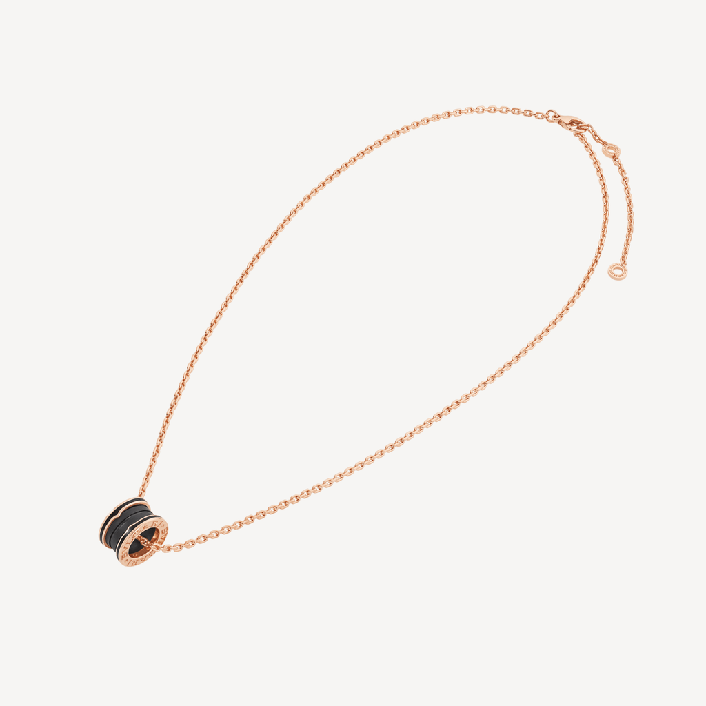B.zero1 Black Ceramic 18K Gold Necklace product image 3, provided for visual reference and product detail review