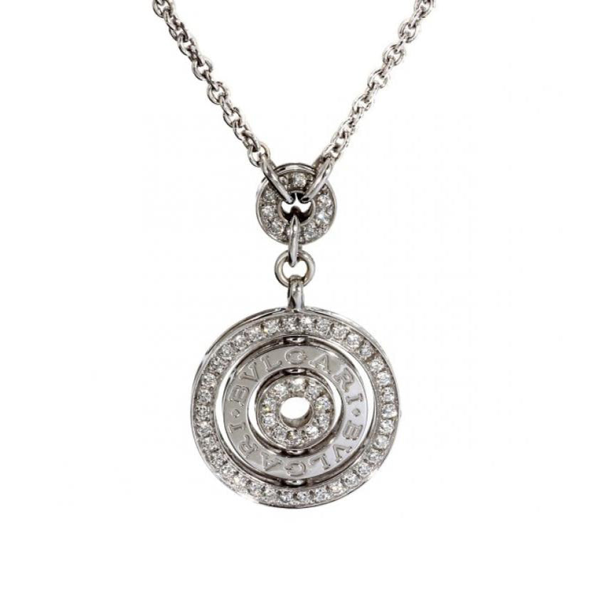 Bvlgari Cerchi Astrale Diamond 18K Gold Necklace product image 1, provided for visual reference and product detail review