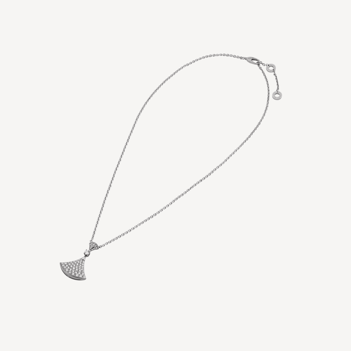 Bvlgari BVLGARI Dream Pave Diamond 18K Gold Necklace product image 5, provided for visual reference and product detail review