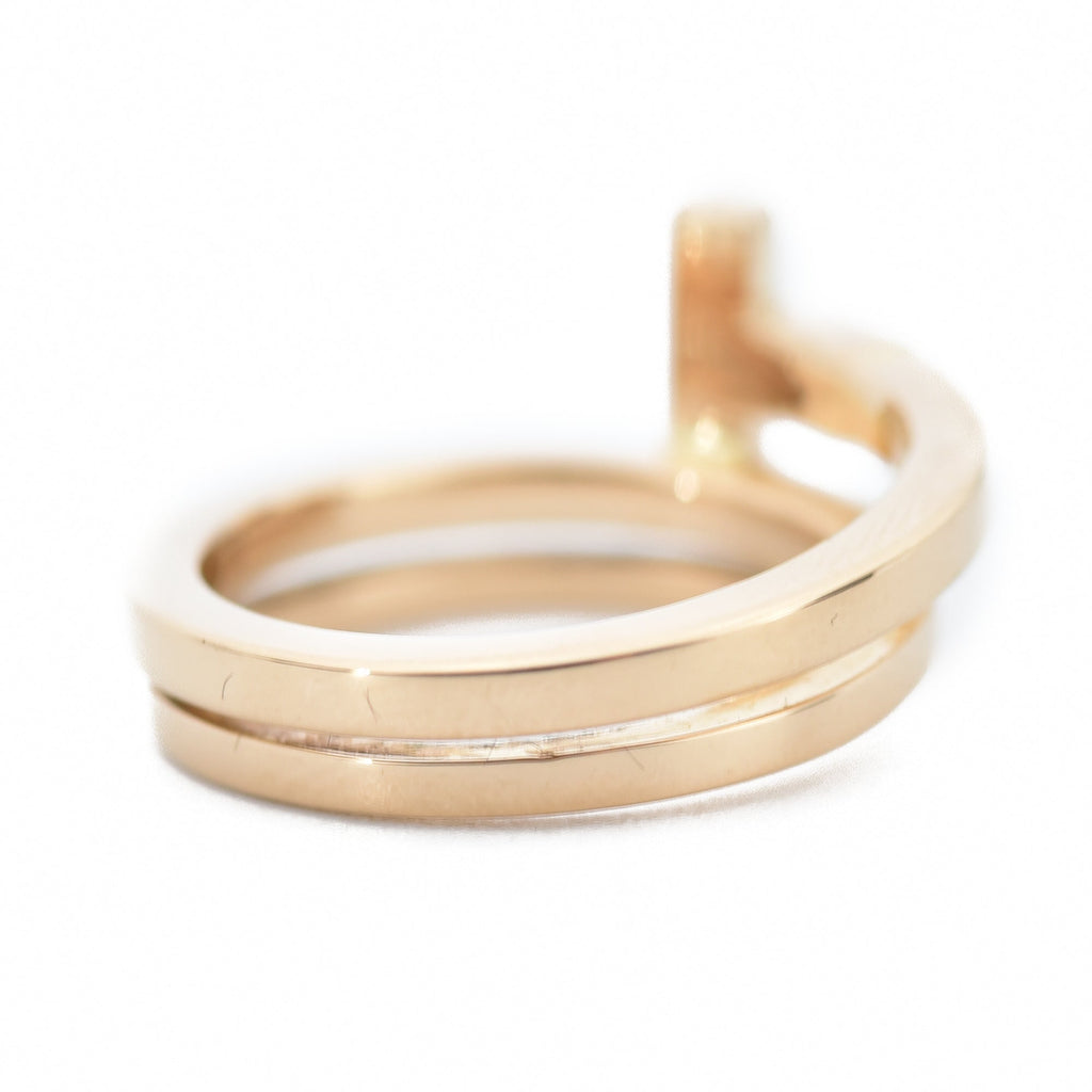 Tiffany Diamond Square 18K Gold Ring product image 10, provided for visual reference and product detail review