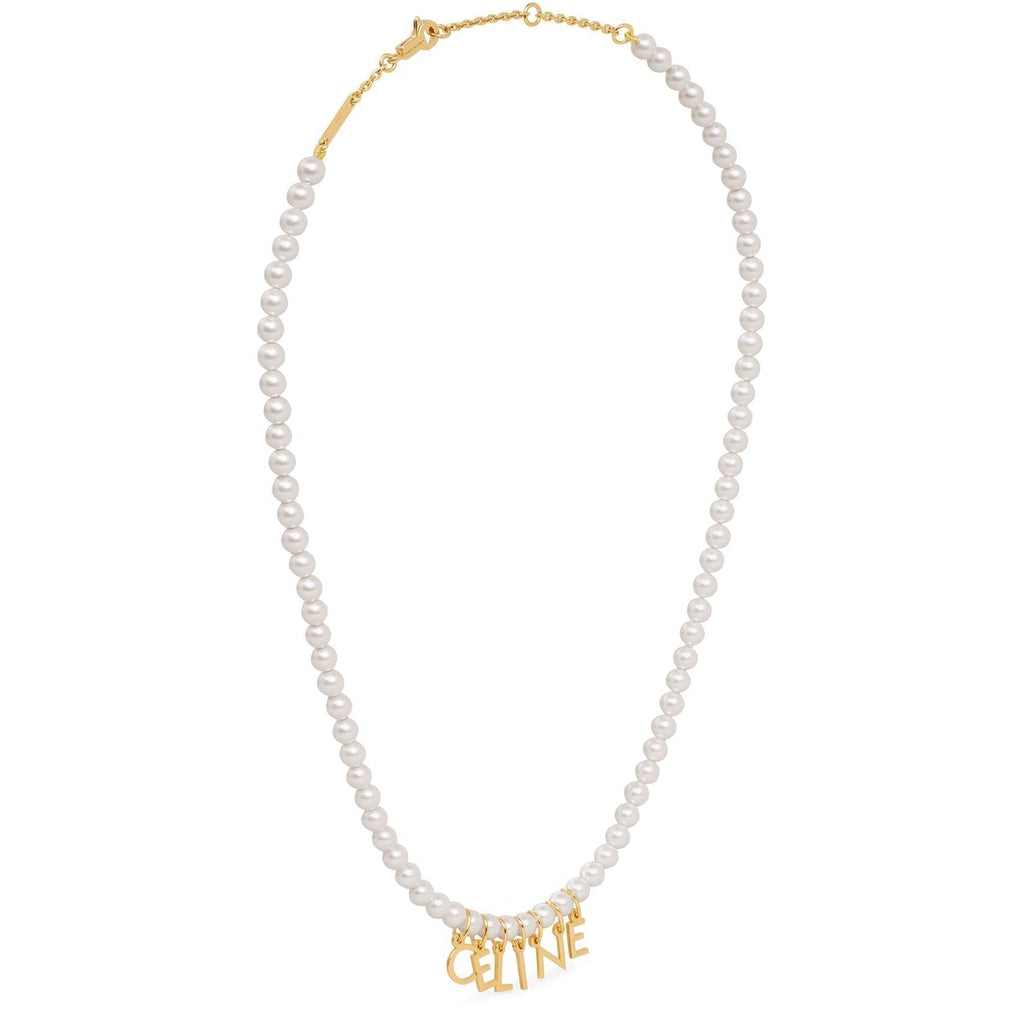 Celine Paris Pearl 18K Gold Necklace product image 1, provided for visual reference and product detail review