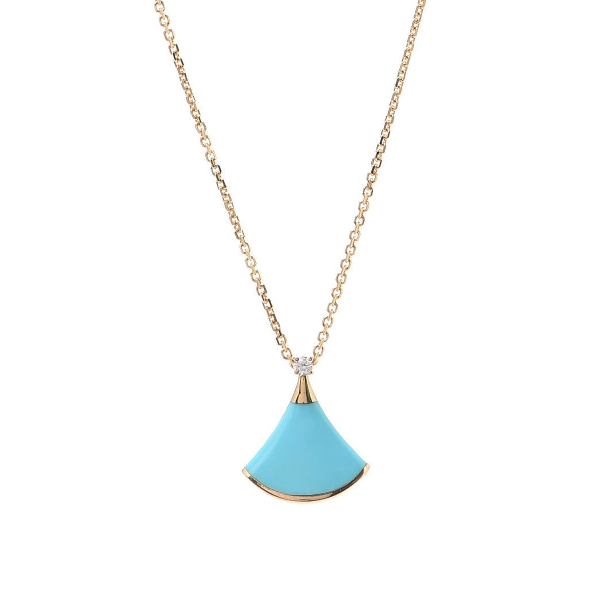 Bvlgari BVLGARI Dream Turquoise Pendant 18K Gold Necklace product image 1, provided for visual reference and product detail