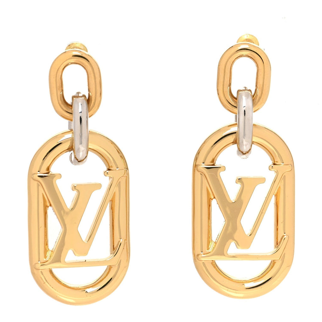Louis Vuitton My Everyday Chain 18K Gold Earrings product image 1, provided for visual reference and product detail review