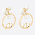 Dior Circle Pearls 18K Gold Earrings product image 1, provided for visual reference and product detail review