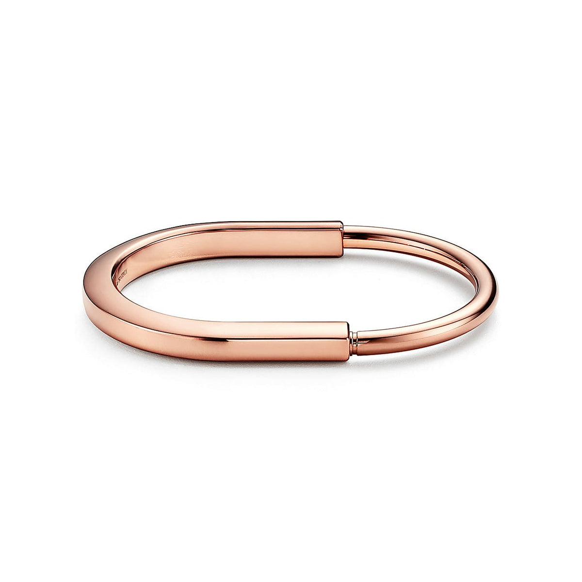 Tiffany Lock Bangle 18K Gold Bracelet product image 3, provided for visual reference and product detail review
