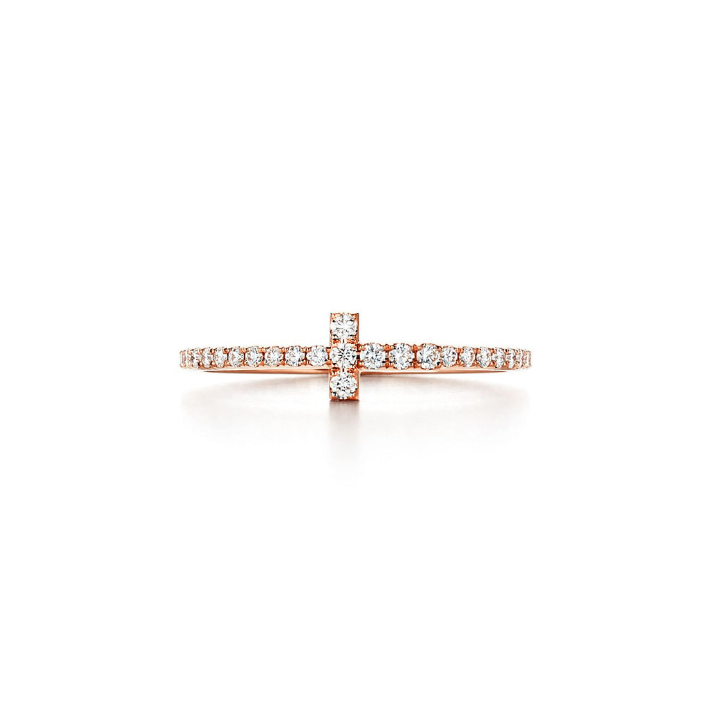 Tiffany Diamond Wire 18K Gold Ring product image 1, provided for visual reference and product detail review